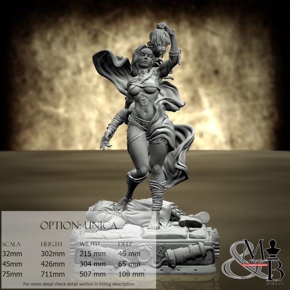 Nenia Rising, miniature to assemble and color, in resin