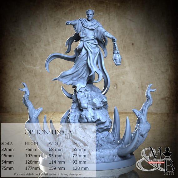Virgil, Dante's Inferno, by Clay Cyanide Miniatures, miniature to assemble and paint, resin