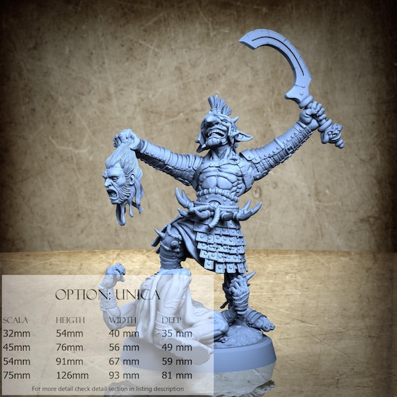 Boncesnagga - The Pit Fighter - 3D-printed resin miniature | Archvillain Society XXXI Collection