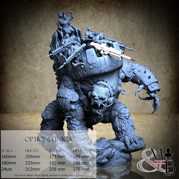 Bodoluk, The Great Bloodshed - Ghult Clan, by Archvillain Games, miniature to assemble and color, resin