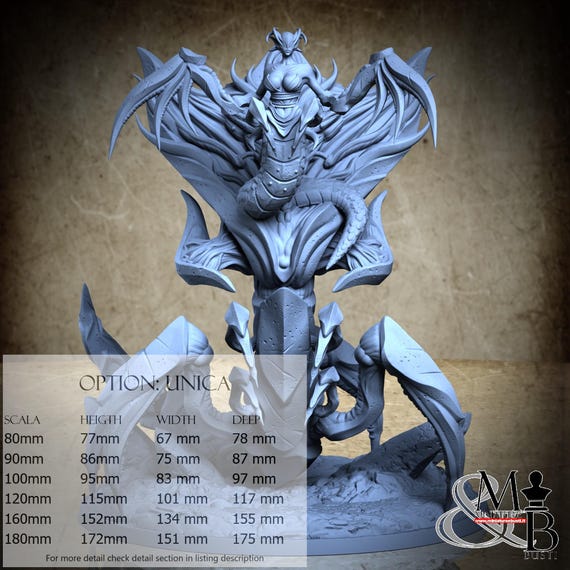 Sarynthia, Abominations of Gomorrah, by Clay Cyanide Miniatures, miniature to assemble and paint, resin