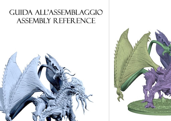 Cerebrax the Devourer resin miniature to assemble and color, role playing games, DnD, RPG, GDR, Archvillain Games