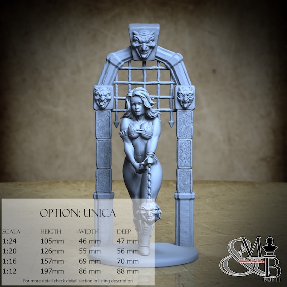 Unveil the Crusher, a resin miniature to assemble and color.