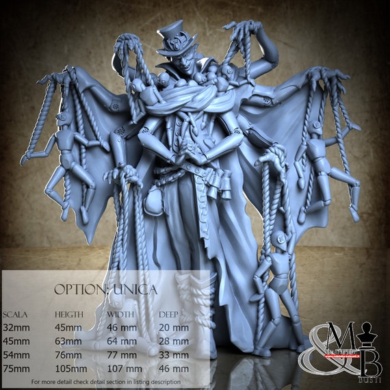 Puppeteer, Merchants of the Mystic Market, by Great Grimoire, miniature to assemble and color, resin