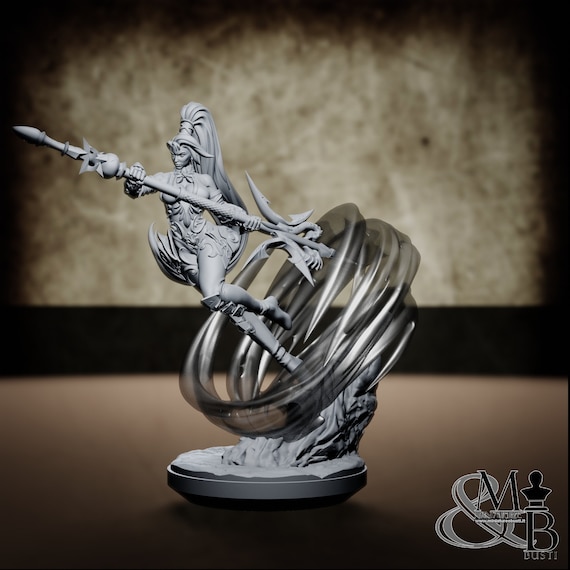 Katherine, resin miniature to assemble and color, role-playing games, DnD, RPG, GDR