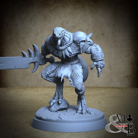 Lamech, Seeds of the serpent, by Clay Cyanide Miniature, miniature to assemble and paint, resin