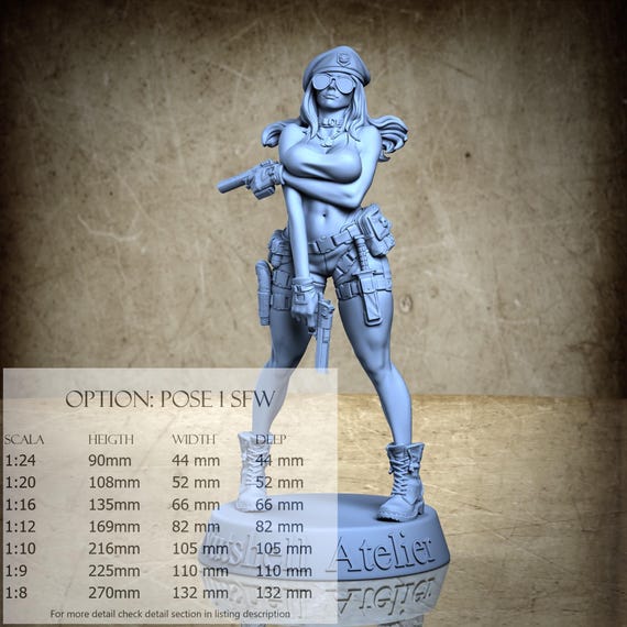 Squad Leader - 3D-Printed Resin Miniature | July 2025 Collection