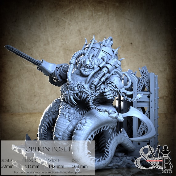 Ghakval Evermaws, Hunger of the Stars - Sept of Ghakval (4 Styles), by Archvillain Games, miniature to assemble and paint, resin