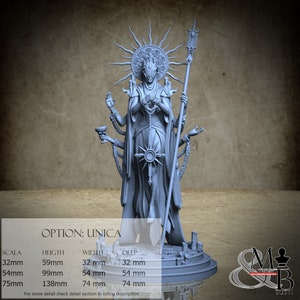 Milady Of Grace, Dawn of Heresy, by Great Grimoire, miniature to assemble and color, resin