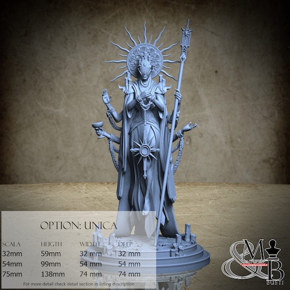 Milady Of Grace, Dawn of Heresy, by Great Grimoire, miniature to assemble and color, resin