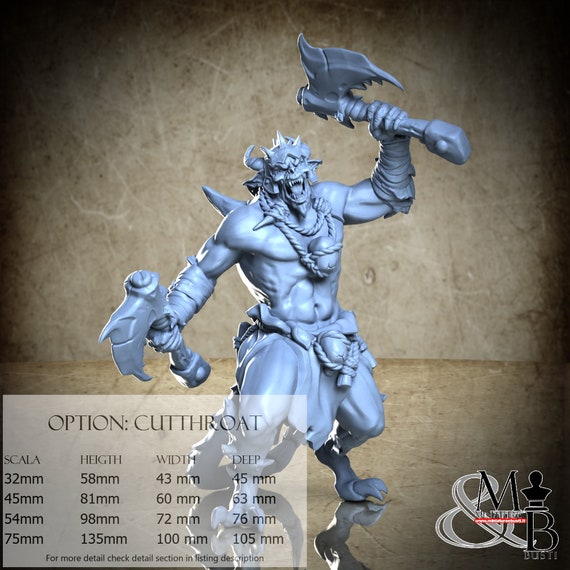 Demon Legion, Burning Chaos (6 Stili), di Great Grimoire, miniatura da assemblare e colorare, resina