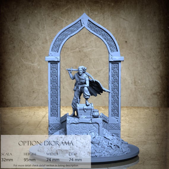 Ali-Baba - by Clay Cyanide Miniatures Resin Miniatures - DnD, RPG, Wargame and Display to Color - Arabian Nights
