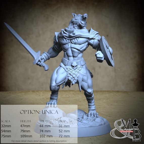 Chester, Silverfang Guild, by Clay Cyanide Miniatures, miniature to assemble and paint, resin