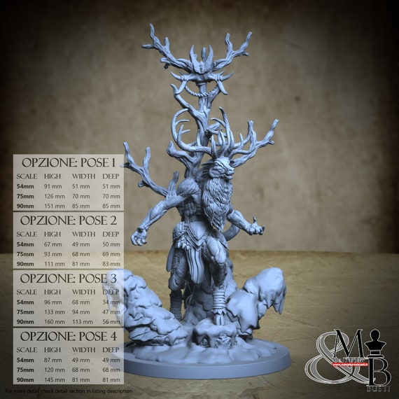 Ijiraq, Inuit Religion (4 Stili), di Clay Cyanide Miniature, miniatura da assemblare e colorare, resina