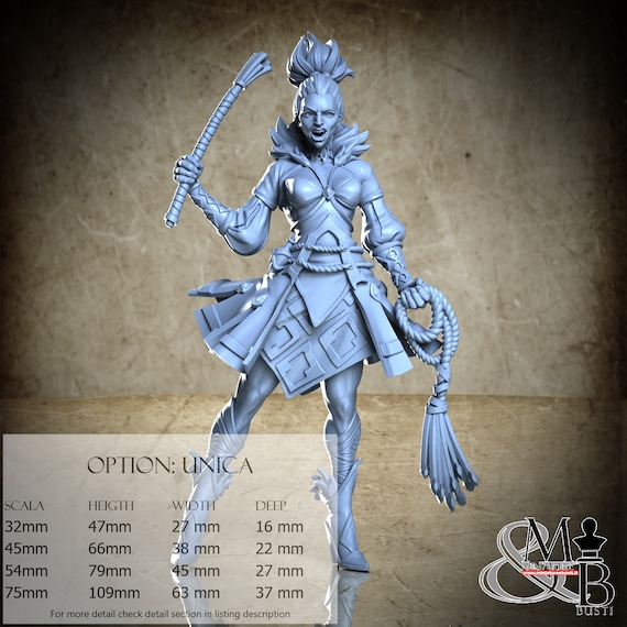 Wicked Witch, Veil of the emerald dreams, by Great Grimoire, miniature to assemble and color, resin