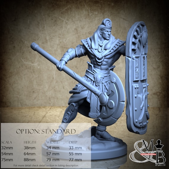 Egyptian Heavy Infantry (2), Ancient Egypt, by Clay Cyanide Miniatures, miniature to assemble and paint, resin