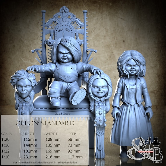 Chucky, September 2023, Kuton, miniature to assemble and color, in resin