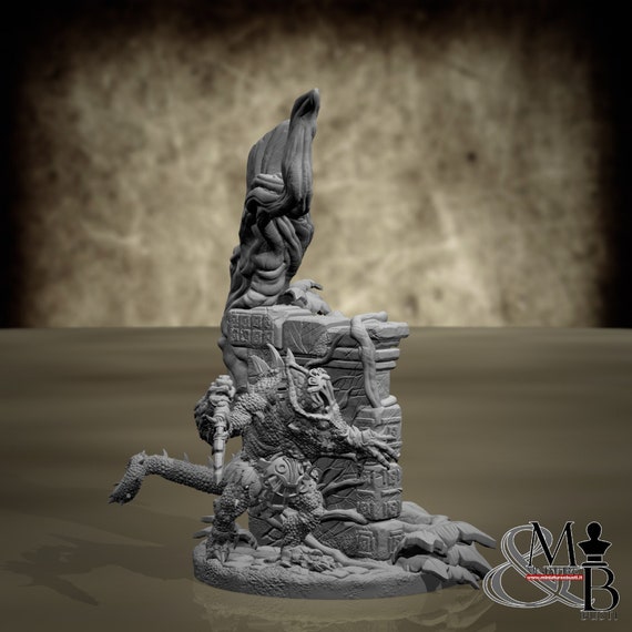 Camaleonti di Agama (Varie Pose), miniatura in resina da montare e colorare, giochi di ruolo, DnD, RPG, GDR, Archvillain Games