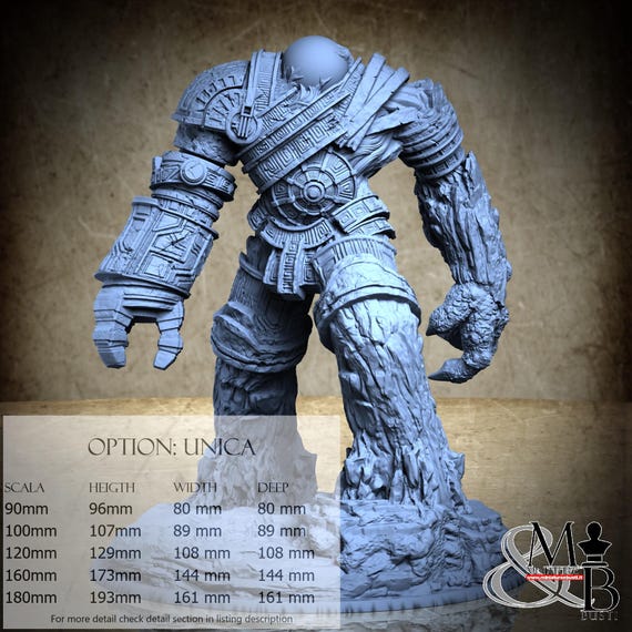 Hunab Ku, Mortisbane Revenants Titans, by Clay Cyanide Miniatures, miniature to assemble and paint, resin