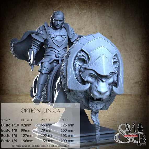 Leonus Bust, September 2023, Kuton, resin miniature to assemble and paint