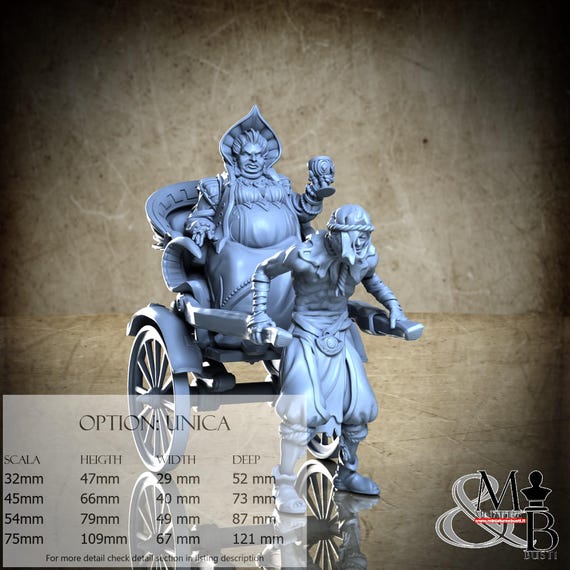 Marquise de Vanité, Merchants of the Mystic Market, by Great Grimoire, miniature to assemble and color, resin