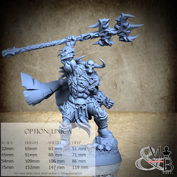 Skar'ath, Dreadblood Heralds, by Clay Cyanide Miniatures, miniature to assemble and paint, resin