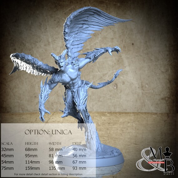 Buwaon, Fallen Watchers, by Clay Cyanide Miniatures, miniature to assemble and paint, resin