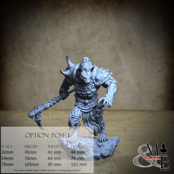Gnoll Scouts - Resin Miniatures - DnD, RPG, Wargame, and Display to Color - Howling Horde - Bite