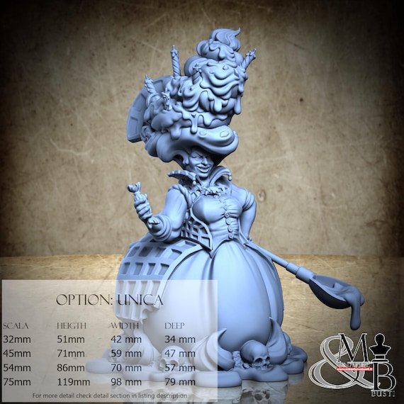 Isabella Sweetmore, Candy Crime, by Great Grimoire, miniature to assemble and color, resin