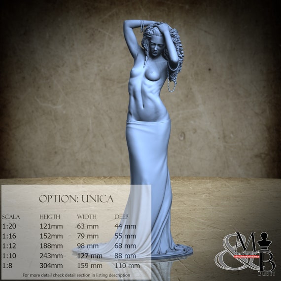 Anne, Megha L, miniature to assemble and color, in resin