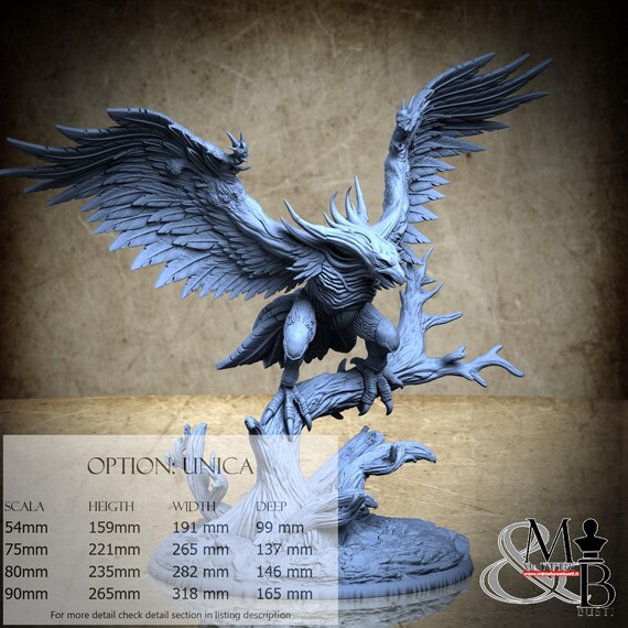 Abyssal Terrorwing, Mortisbane Revenants, by Clay Cyanide Miniatures, miniature to assemble and paint, resin