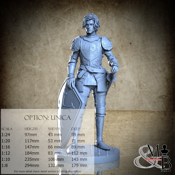 Sir Fullstan, September 2023, Kuton, resin miniature to assemble and paint