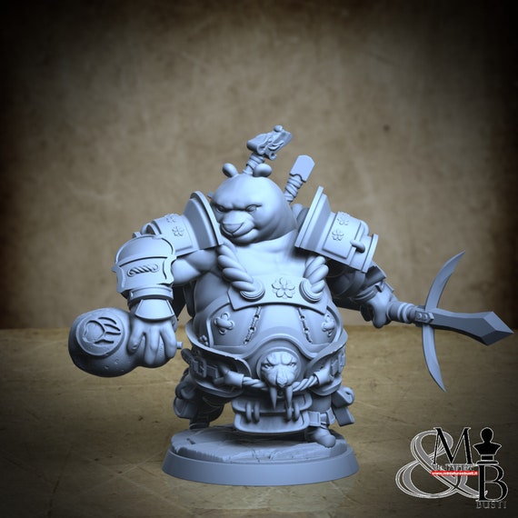 Bul-Bul, Pon Village, by Clay Cyanide Miniature, miniature to assemble and color, resin