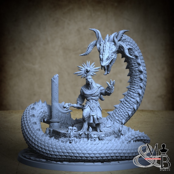 Cain Leader, Seeds of the serpent, by Clay Cyanide Miniature, miniature to assemble and paint, resin