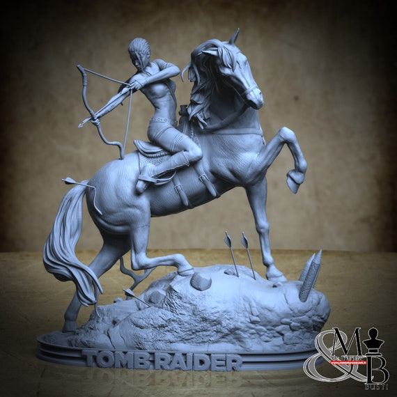 Relic action hunter, miniature to assemble and color, in resin