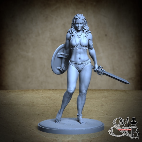 Mad Marn, miniature to assemble and color, in resin