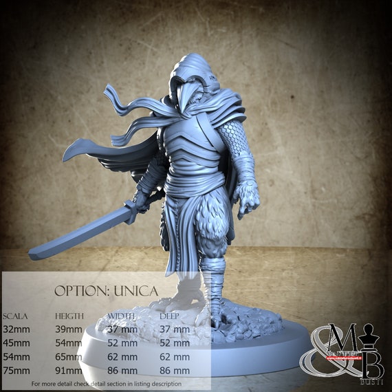 Curie, Grim Flock, by Clay Cyanide Miniatures, miniature to assemble and color, resin