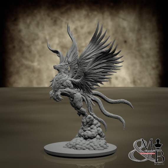 Akhek, resin miniature to mount and color, role-playing games, DnD, RPG, RPG