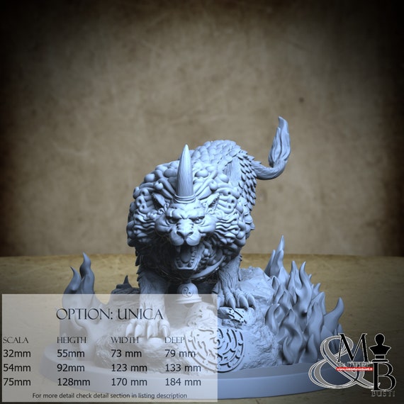 Haechi, miniature to assemble and color, in resin