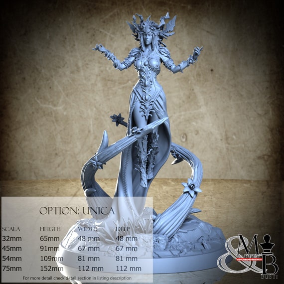 Amalur, Euskal Mythology, Clay Cyanide Miniature, miniature to assemble and color, in resin