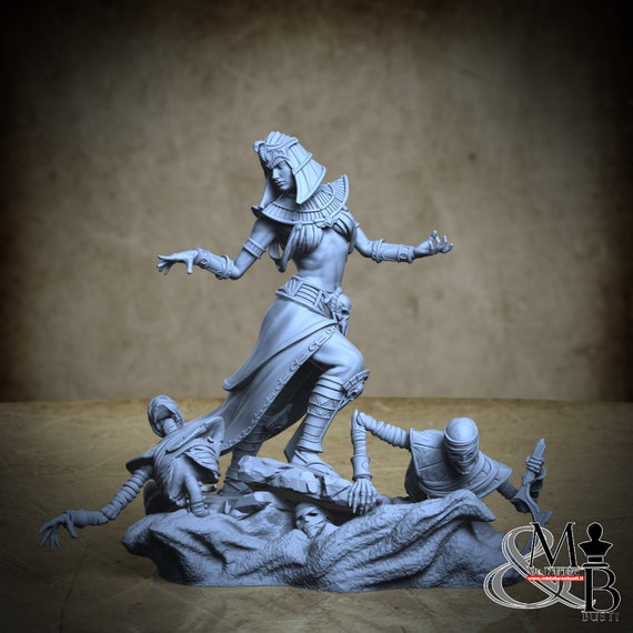 Nira Kanitoth - The Usurper, miniature to assemble and color, in resin