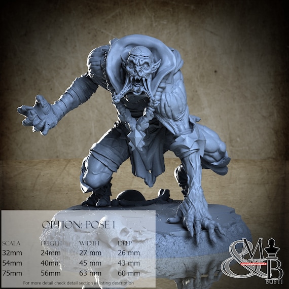 Awakened Ghouls, Bloodright - Scarlet Scourge (4 Stili), di Archvillain Games, miniatura da assemblare e colorare, resina