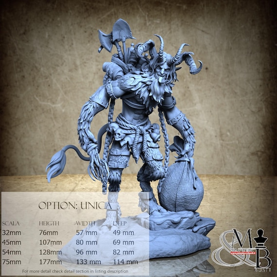 Krampus Vojdor, M34, by Ronin Art Workshop, miniature to assemble and paint, resin