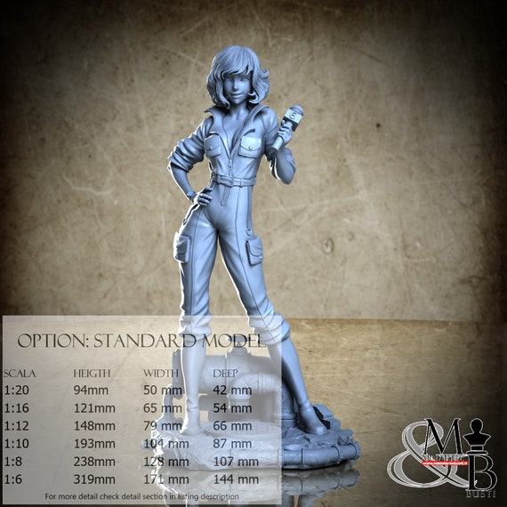 The Reporter, June 2023, ca_3d_art, miniature to assemble and color, in resin