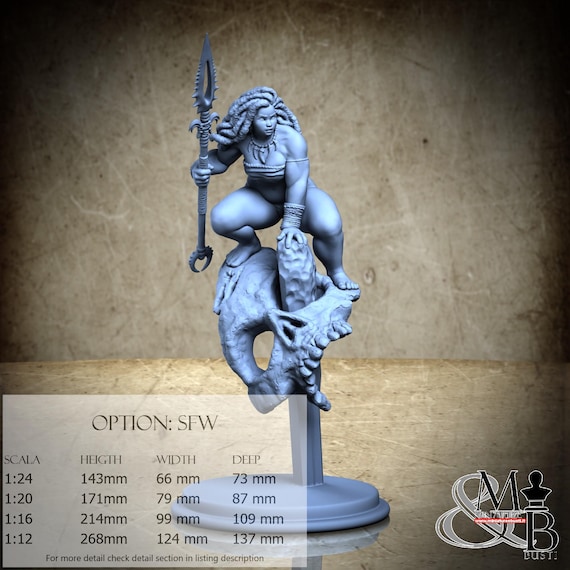 Kanake, Gennaio 2024 (2 Stili), di Claydemon, miniatura da assemblare e colorare, resina