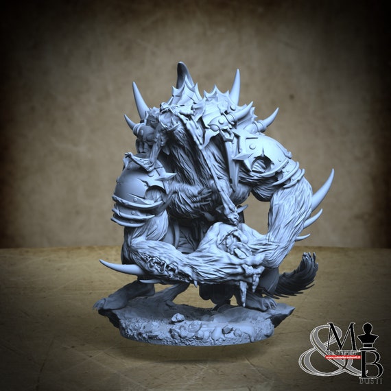 Claws of Akata, Howling Horde - Bite (4 Stili), di Archvillain Games, miniatura da assemblare e colorare, resina