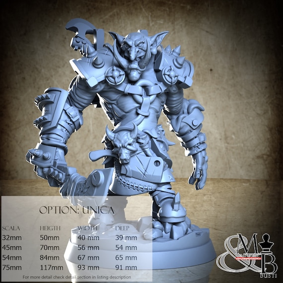 Ghuda, War Trolls, by Clay Cyanide Miniatures, miniature to assemble and paint, resin