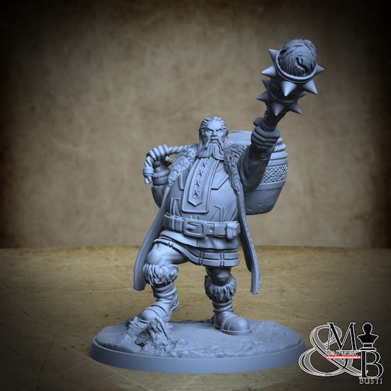 Dagda, Celtic Mythology, by Clay Cyanide Miniature, miniature to assemble and paint, resin