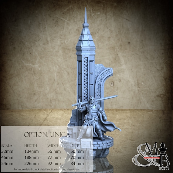 Dante, Dante's Inferno, by Clay Cyanide Miniatures, miniature to assemble and color, resin