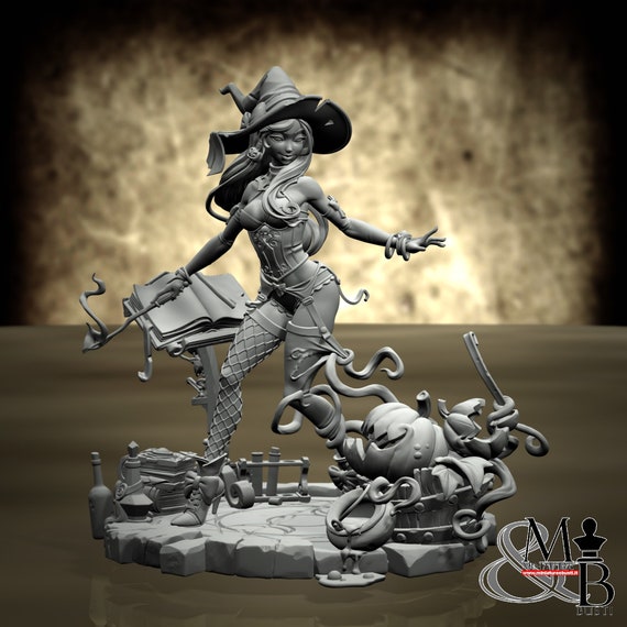 Hazel, M8 (2 Styles), by Ronin Art Workshop, miniature to assemble and paint, resin